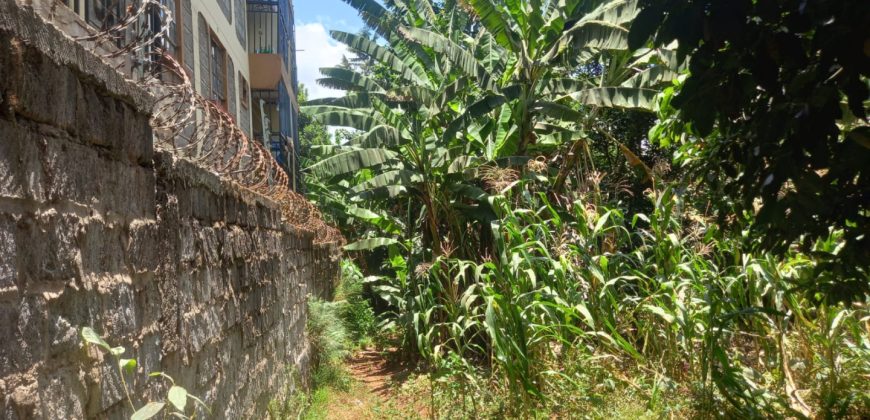 Prime Residential Three (3) Quarter Acre Plots Fronting 2 Roads for Sale in Kinoo- Kikuyu.