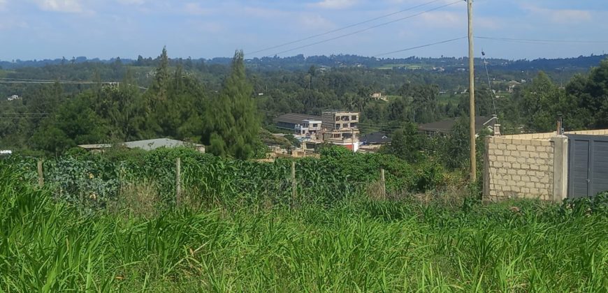A Large 1/8th Acre Plot with a 2 Bedrooms Bungalow for Sale in Kikuyu-Kamangu Area for only Ksh.3.7M
