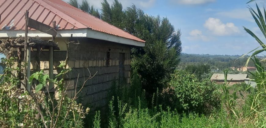 A Large 1/8th Acre Plot with a 2 Bedrooms Bungalow for Sale in Kikuyu-Kamangu Area for only Ksh.3.7M